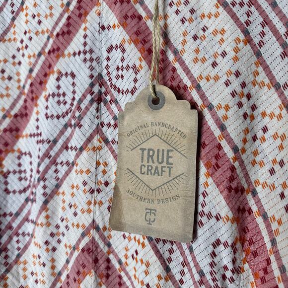 NWT True Craft Prairie City Boho Western Ruffle Hem Maxi Dress in Ivory Size 3X - Picture 8 of 10